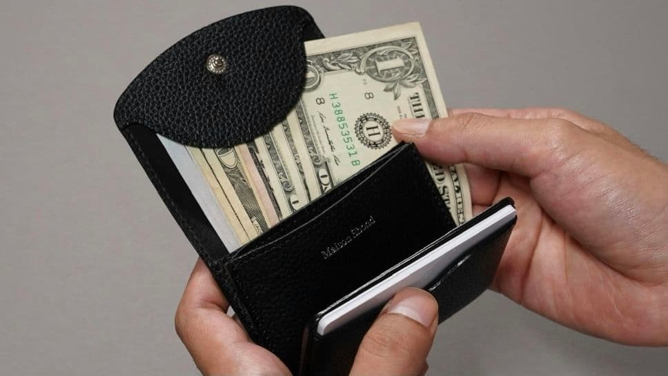 まるぼろ様:maison sbond レザー三つ折り財布 グレージュ