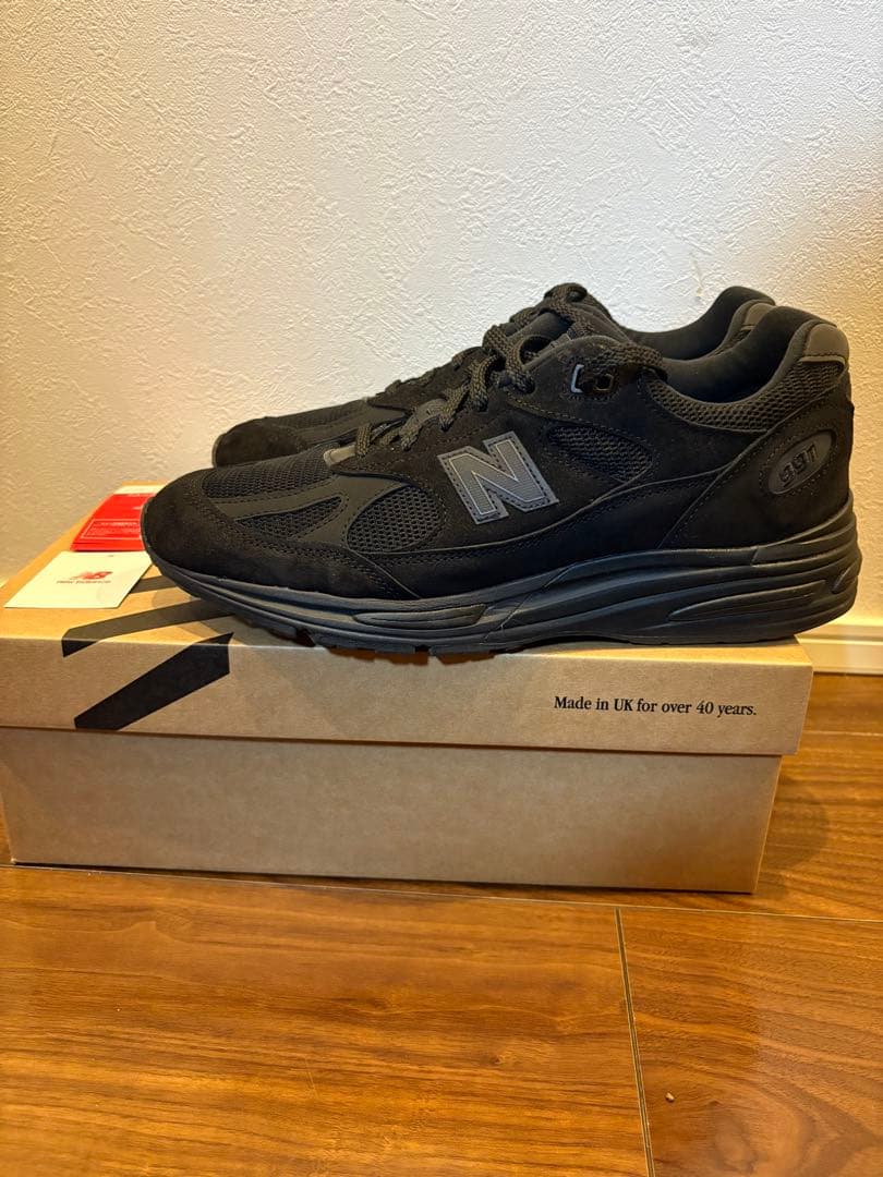 【28.0】 NEW BALANCE 991 V2 Triple Black