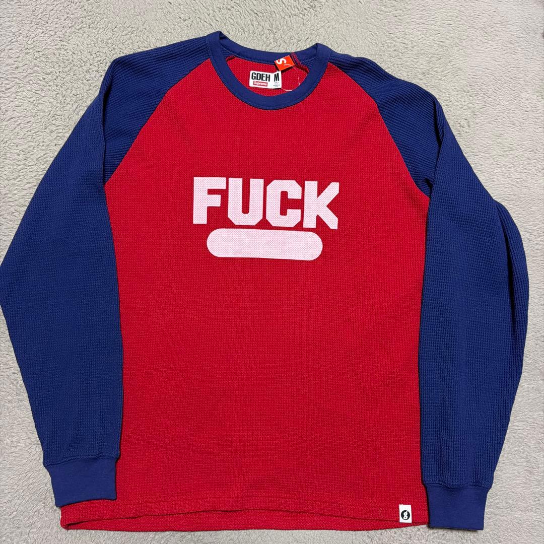 Supreme x GOODENOUGH Thermal ロンt tシャツ　M
