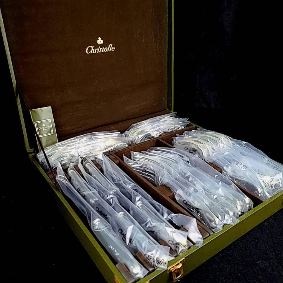 〇未使用〇クリストフル　マルリー　カトラリー　36本　6客　箱つき　セット 7