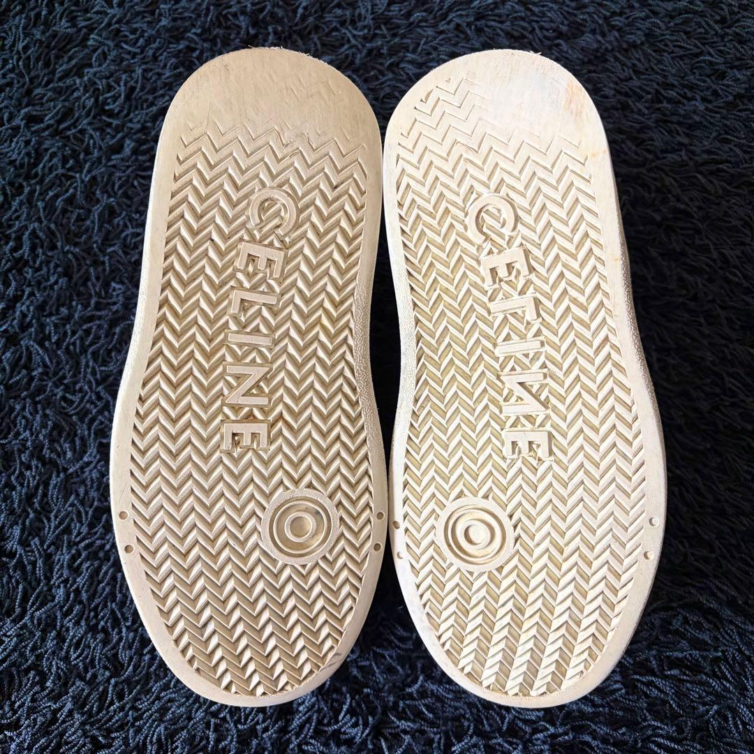 CELINE セリーヌ ブロックスニーカー 厚底 37 ホワイト