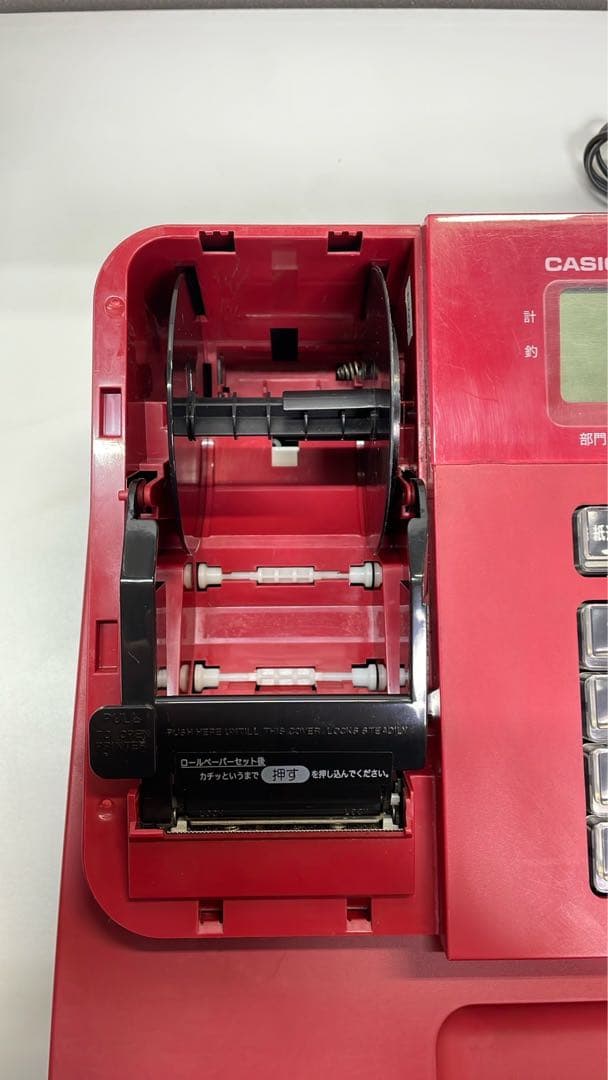 CASIO レジスター レジ SE-G2-RD 動作品 人気カラー