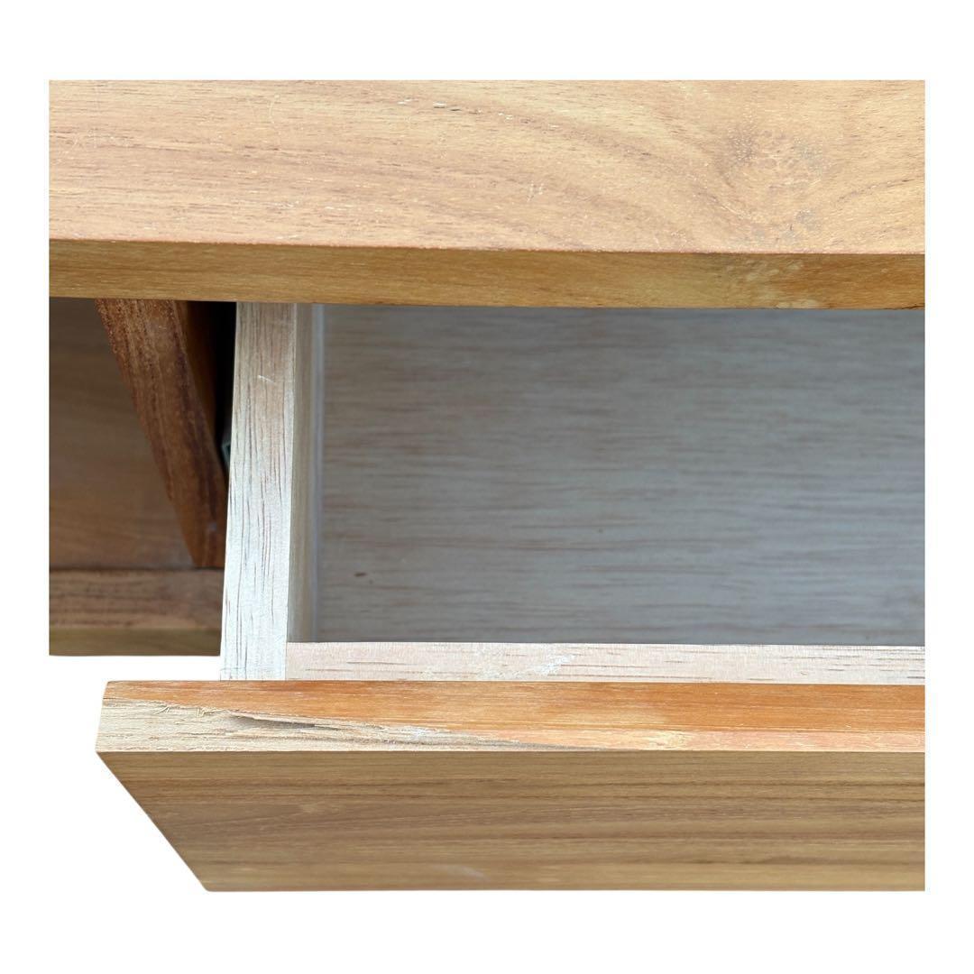 【週末セール】unico SOTO AVボード W1500 チーク無垢材 北欧風