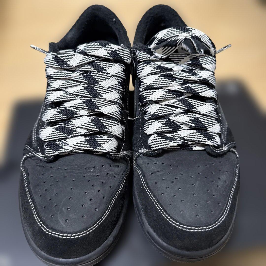 TravisScott x Air Jordan 1 Lowブラックファ ントム