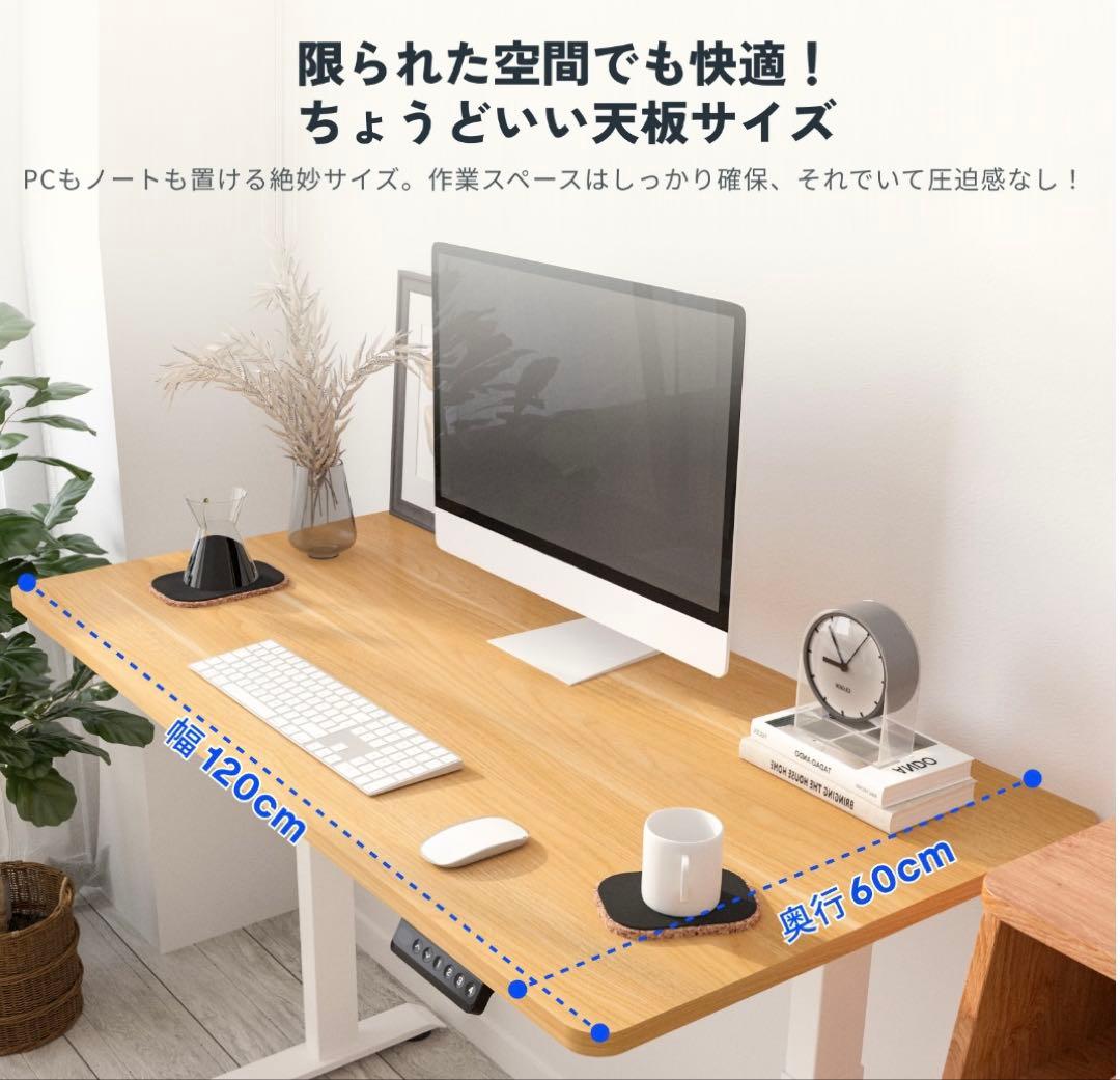 FlexiSpot 電動昇降デスク E9 120cm