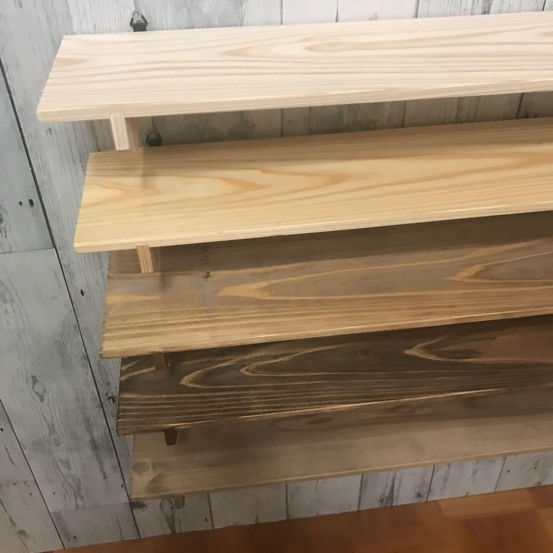 ウォールシェルフ 棚 幅120cm 杉板