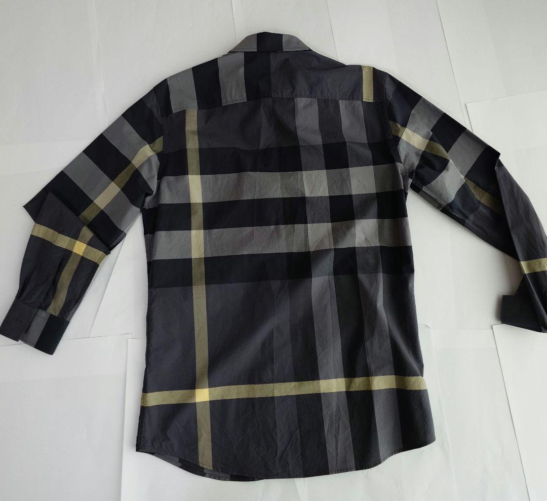 BURBERRY チェック柄 長袖シャツ グレー/ブラック