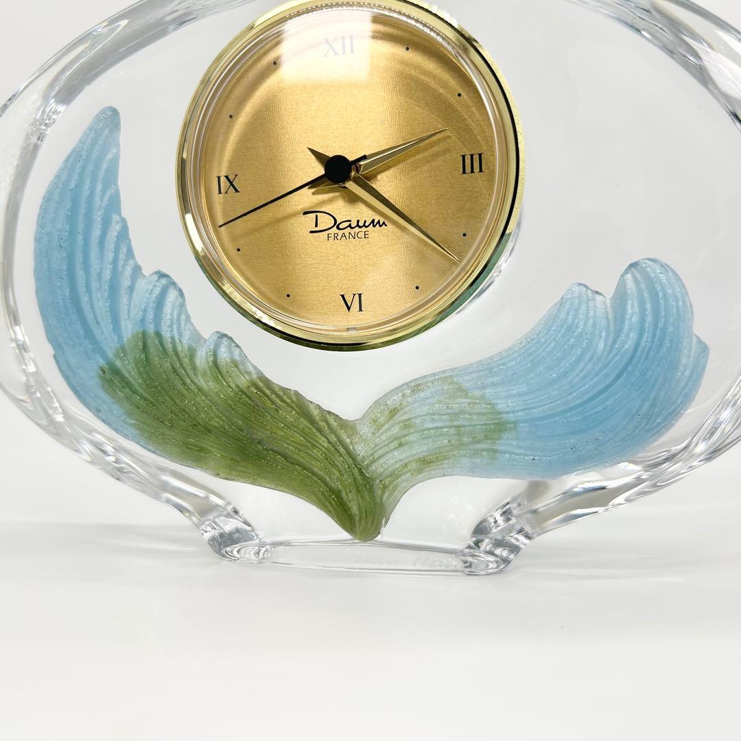 Daum Franceドームフランス ヴィンテージ クリスタル 置時計