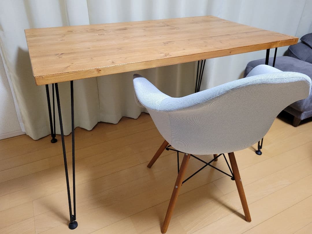 LOWYA 木製ダイニングテーブルと椅子セット