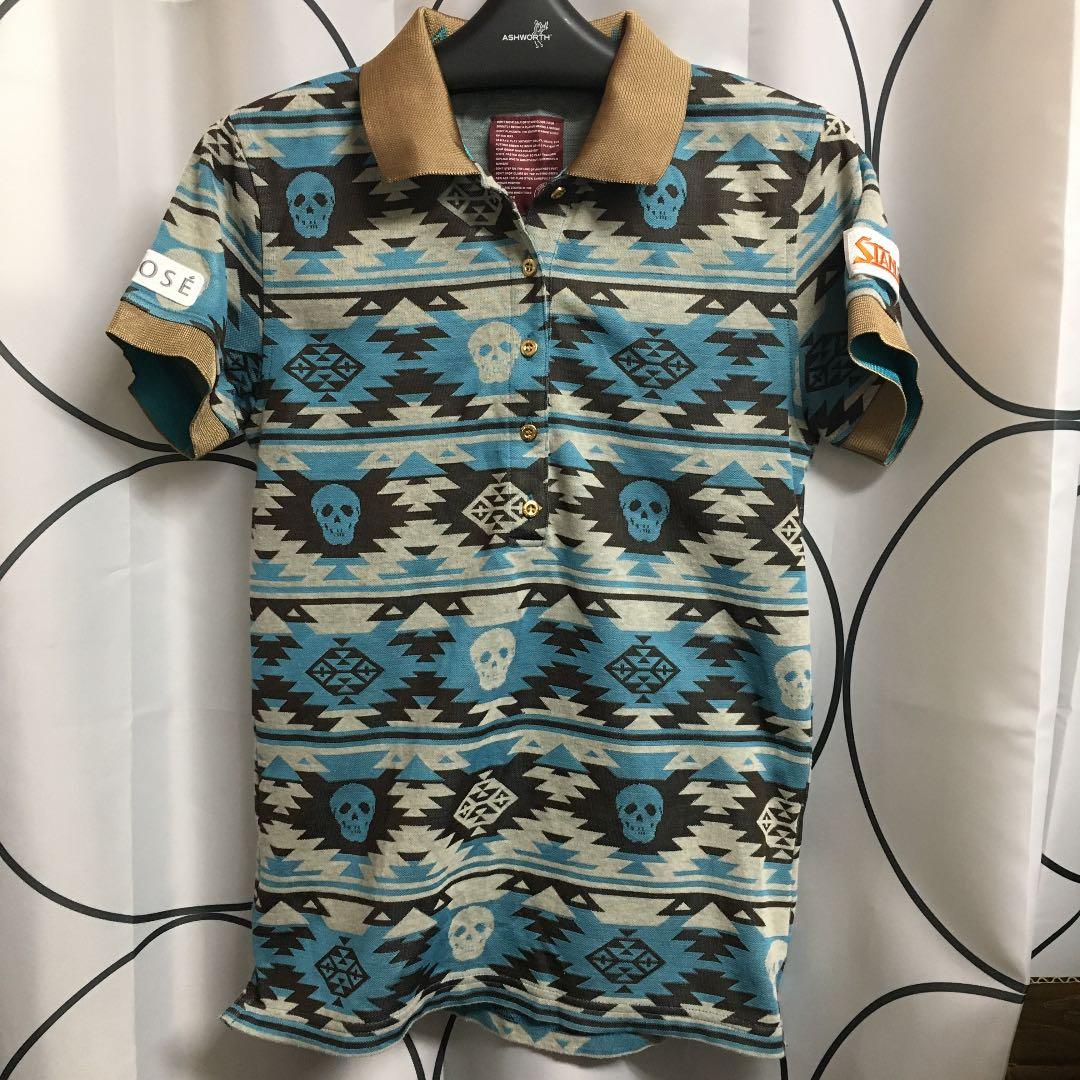 激レア　貴重　マークアンドロナ　支給　ポロシャツ　ネイティブ柄　Sサイズ