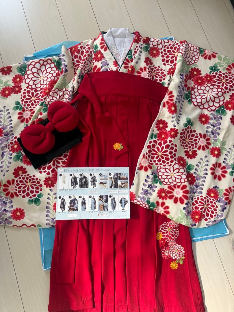 袴 150 卒業式 髪飾り キャサリンコテージ 袴セット