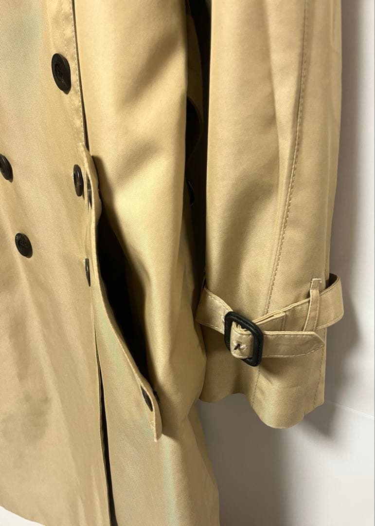 アクアスキュータム　ダブルブレスト トレンチコート チェック　ライナー付