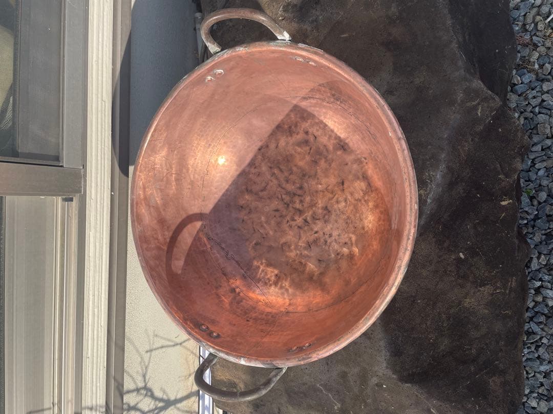 中古　52cm 銅鍋