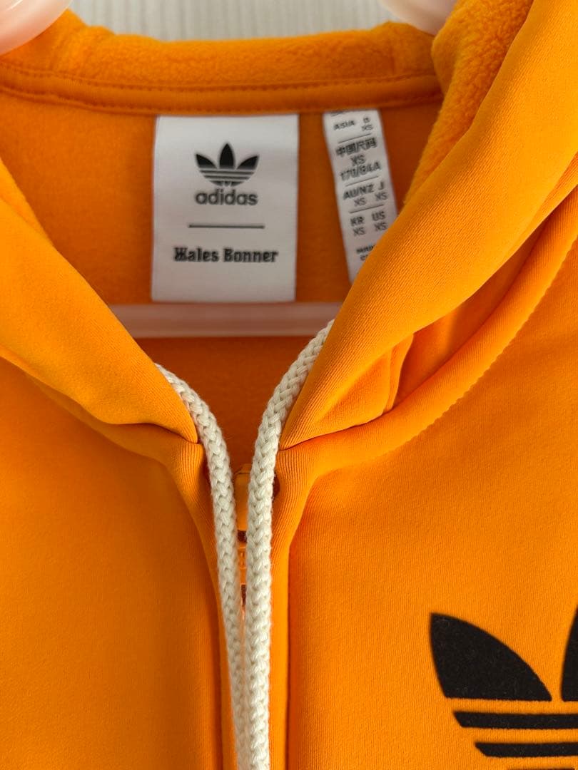 ADIDAS BY WALES BONNER 　ロゴジップパーカー オレンジ