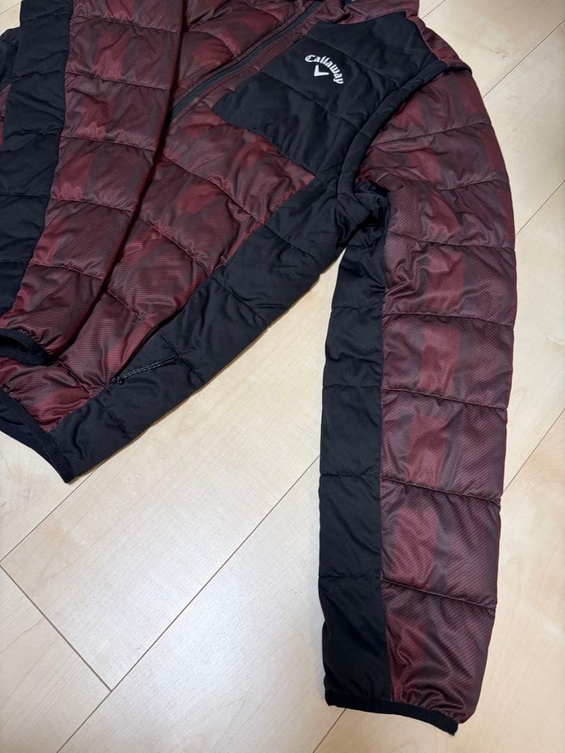 Callaway キルティングジャケット 赤黒