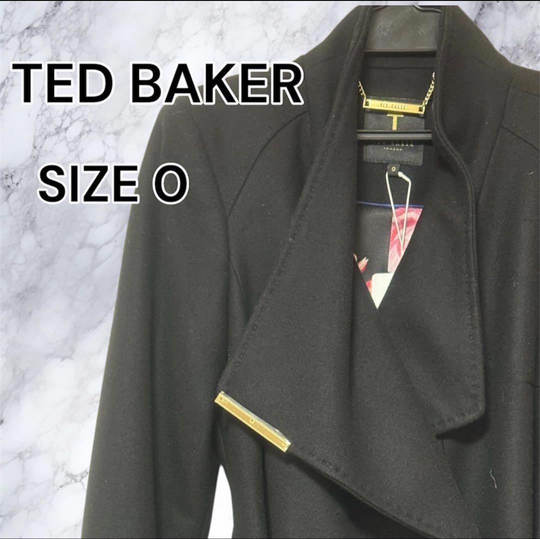 【新品】TED BAKER テッドベイカー　ダウンコート　花柄　Aライン