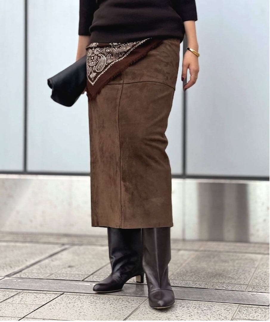EVERYDAY I LIKE. スエードタイトスカート　36