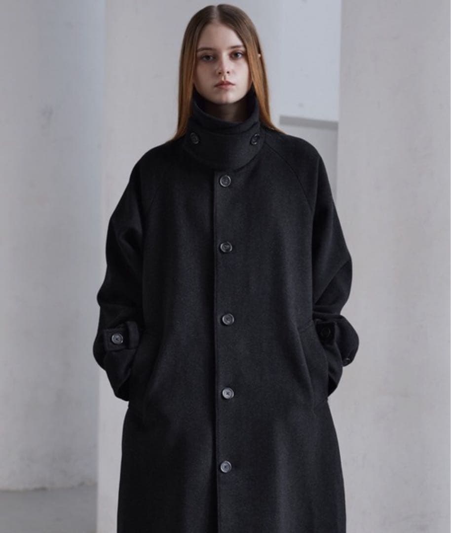 CLEL ロングコート Mサイズ ブラック