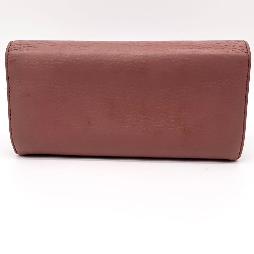 希少　グッチ　日本限定50周年記念デザイン　長財布　シボ革スウィング　フローラ