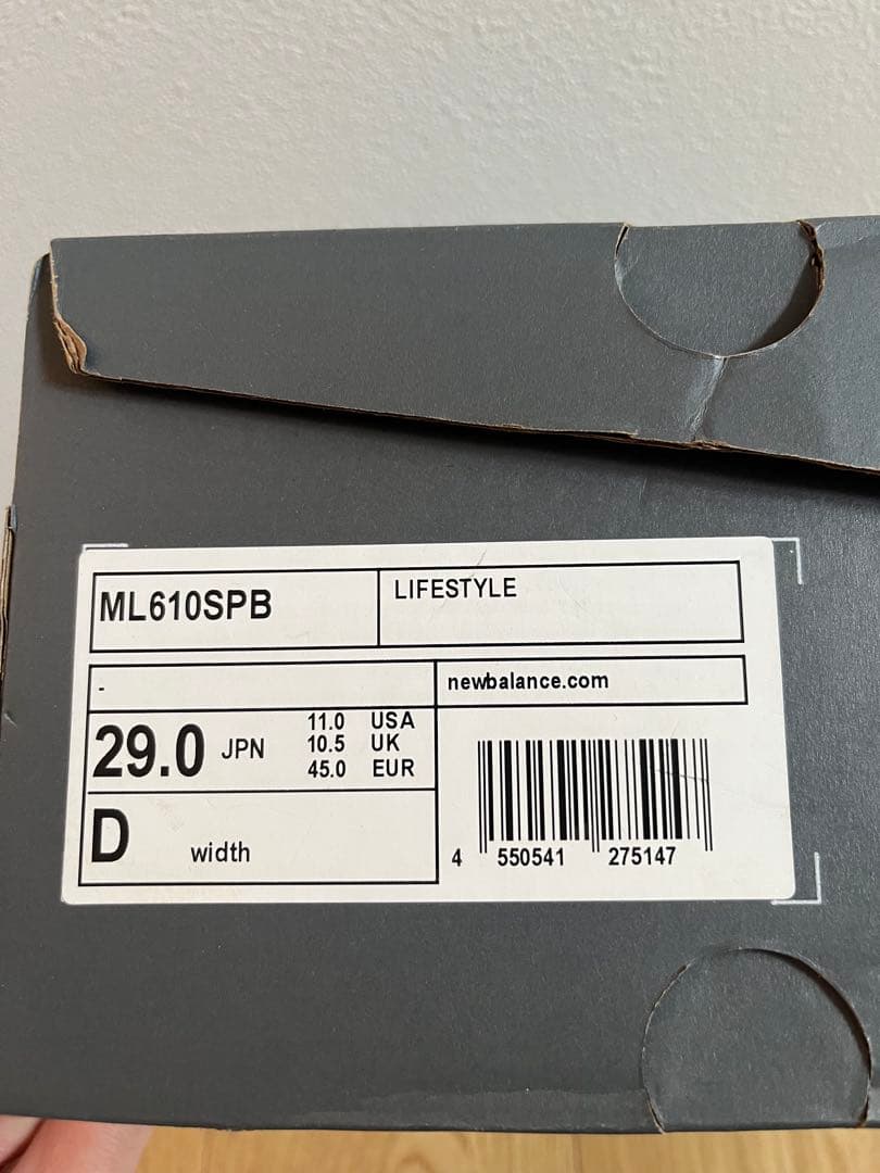 ZUNO【美品】New Balance610SPBスリッポン 完売品OVY