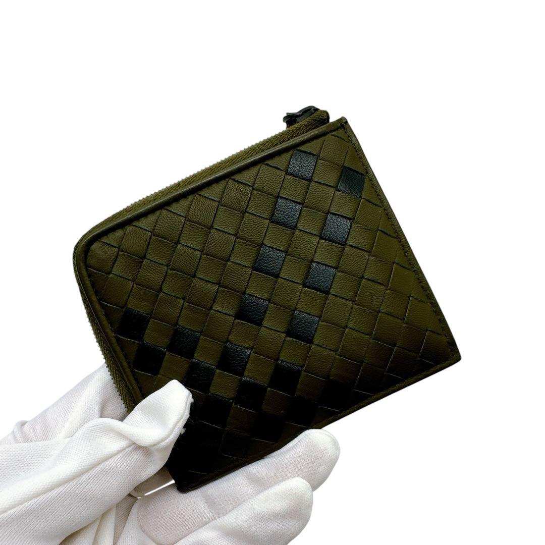 ボッテガヴェネタ イントレチャート グリーンケース P005893190