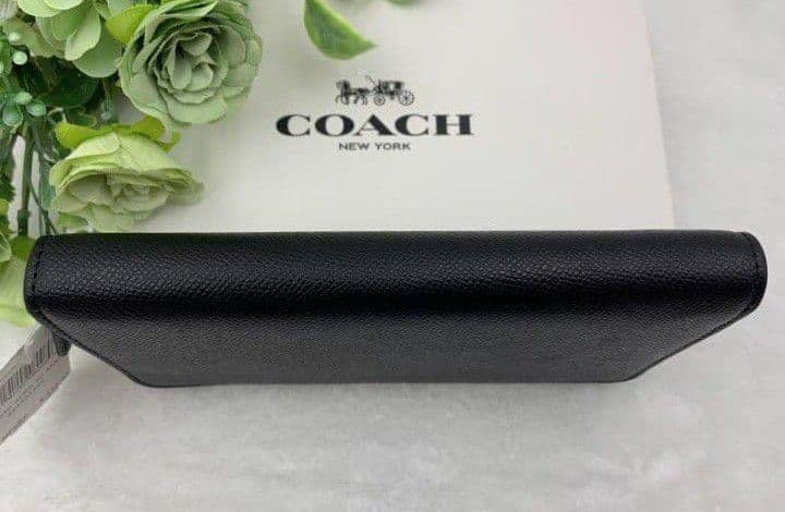 新品未使用コーチ長財布パックマンブラックレディースメンズ送料無料即日発送