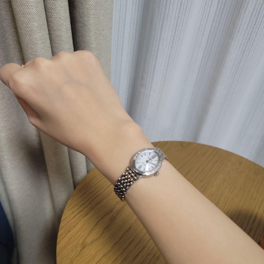 ●可動品●SEIKO セイコー　エクセリーヌ　腕時計　ソーラー　ダイヤベゼル