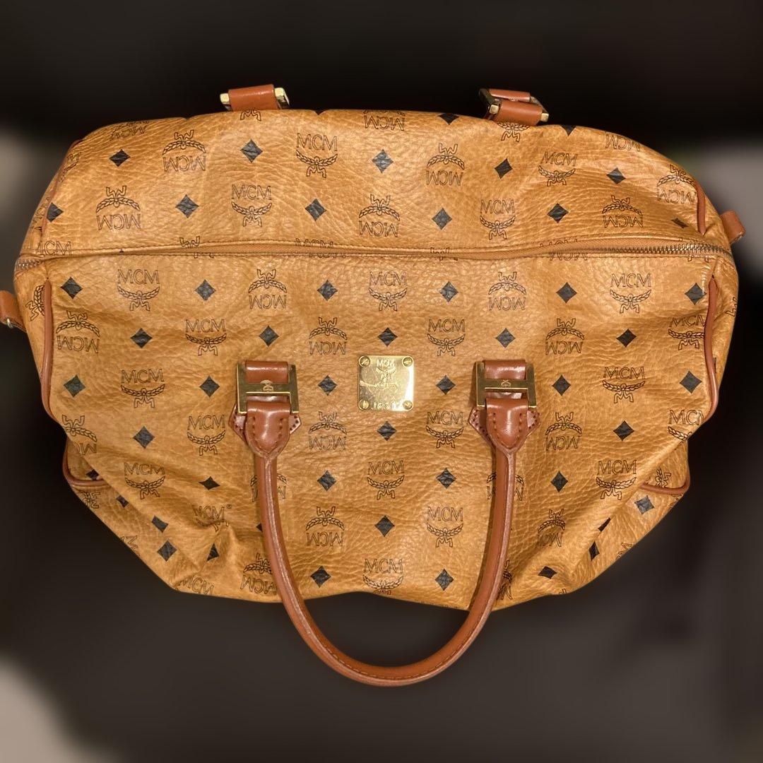 MCM ヴィセトス　ボストンバッグ 大容量