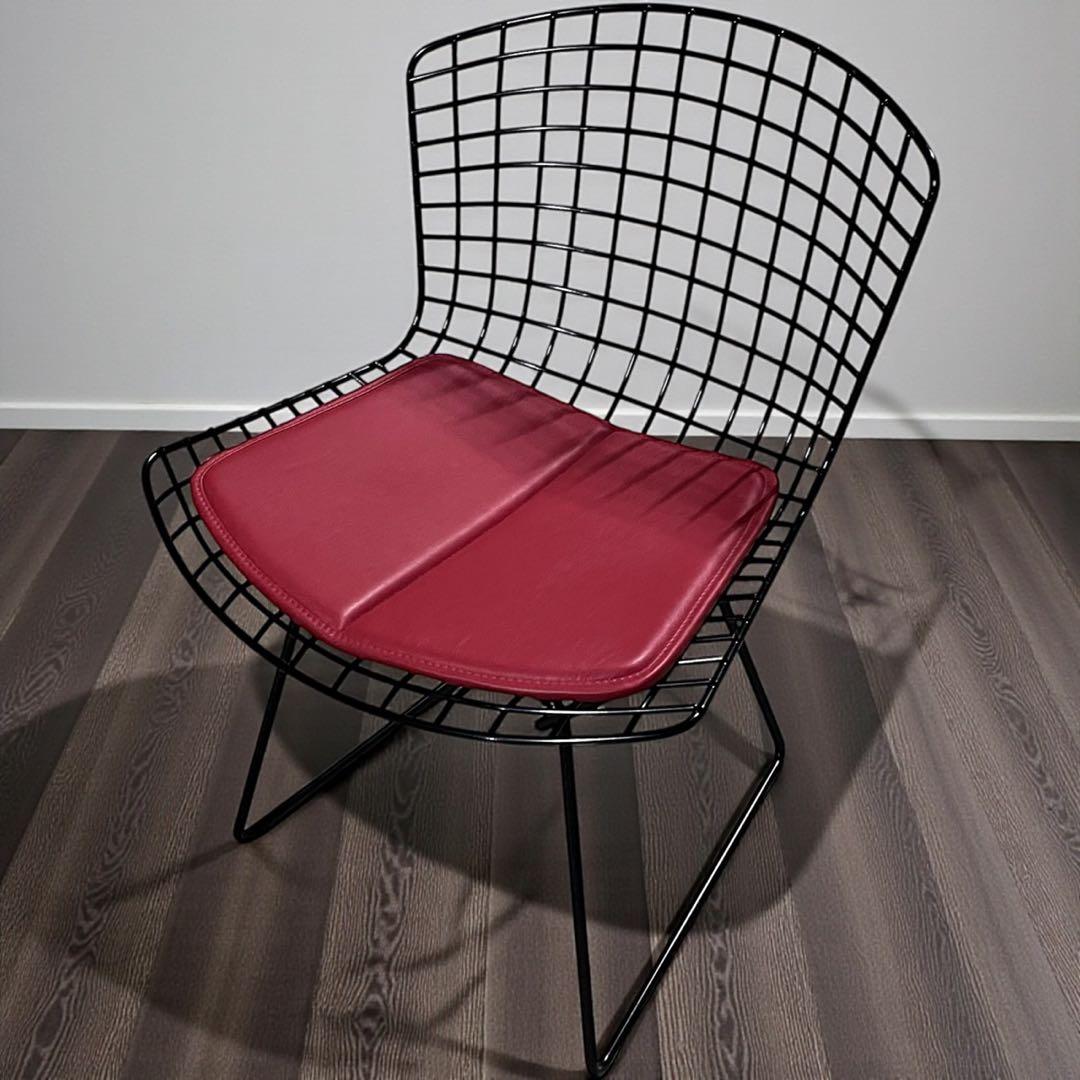 ◇【美品 正規品】 Knoll サイドチェア ハリーベルトイア パッド付
