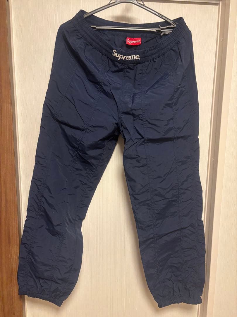 Supreme paneled warm up pant サイズS ネイビー