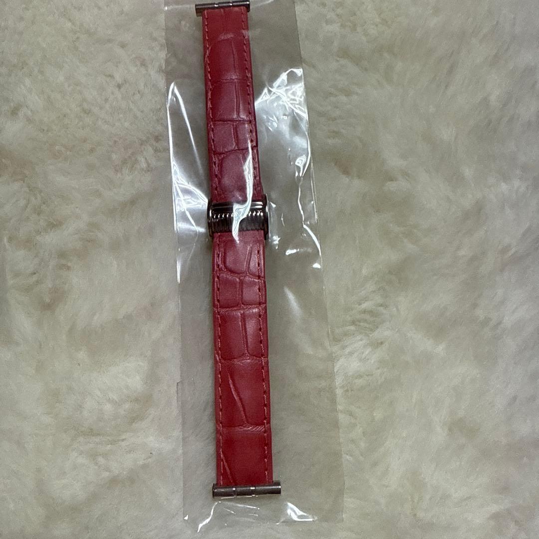 ブシュロン　リフレ　ピンクレザーベルト クロコダイル