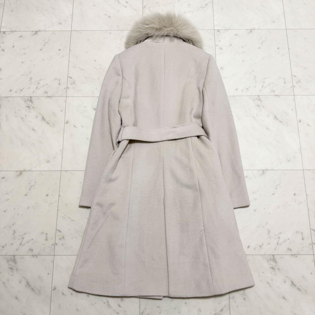 新品❤️最高級　ketty ロングコート　ブルーフォックス　アンゴラ　Mサイズ