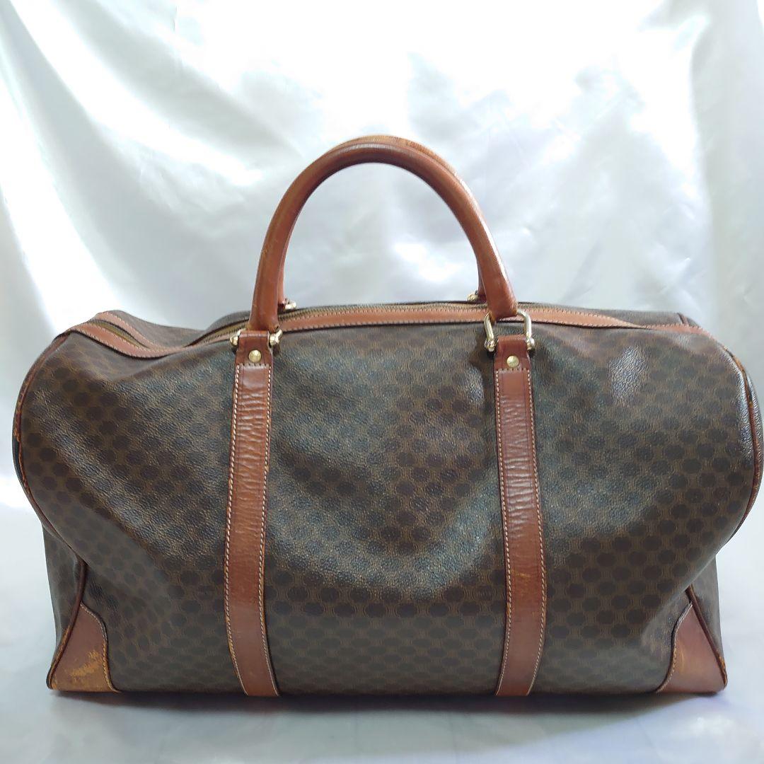 CELINE マカダム柄 ボストンバッグ 旅行カバン