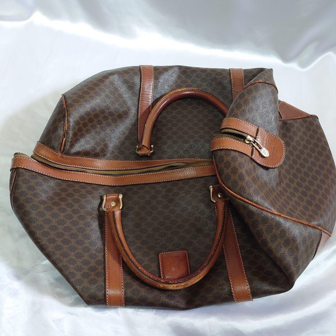 CELINE マカダム柄 ボストンバッグ 旅行カバン