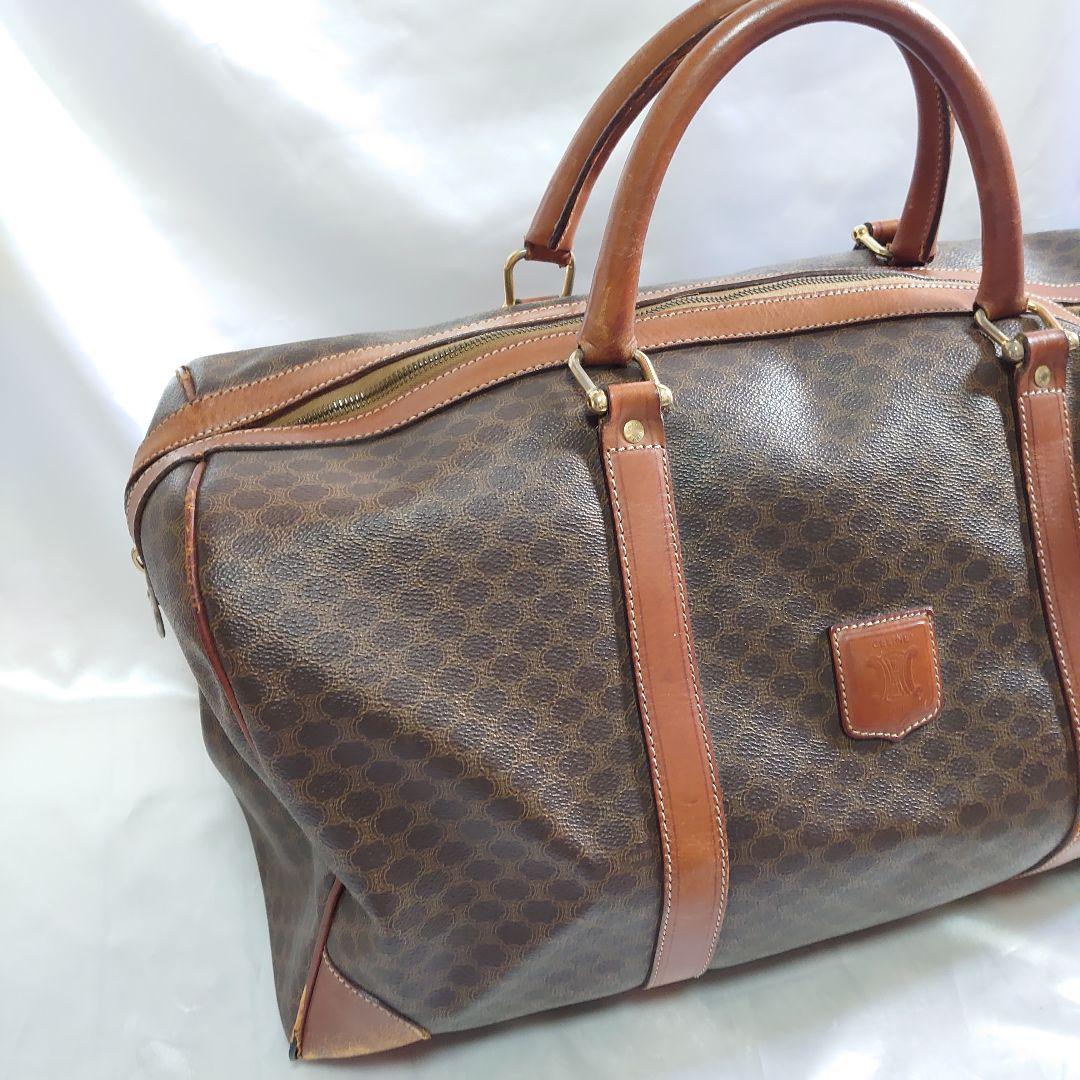 CELINE マカダム柄 ボストンバッグ 旅行カバン