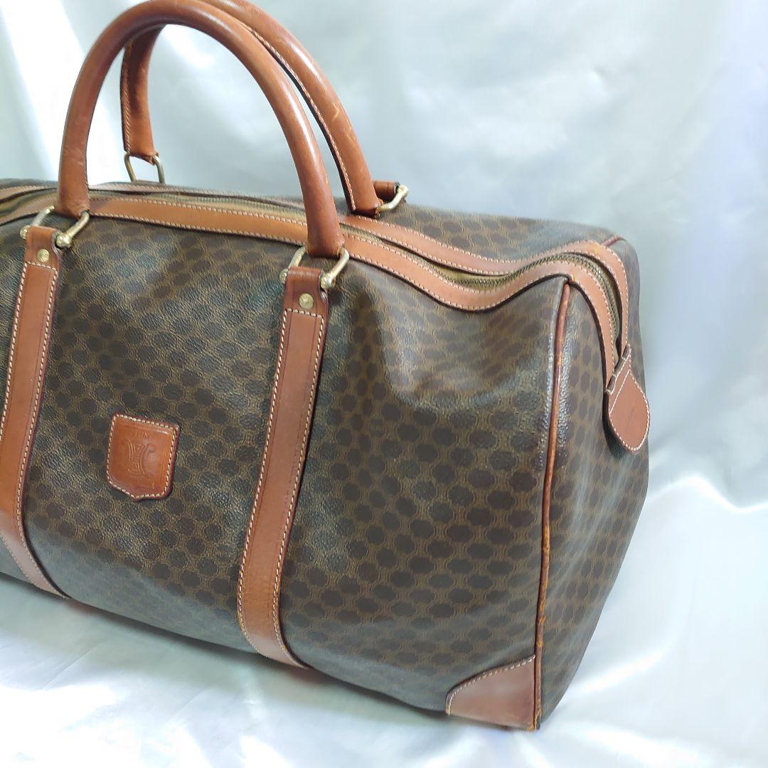 CELINE マカダム柄 ボストンバッグ 旅行カバン