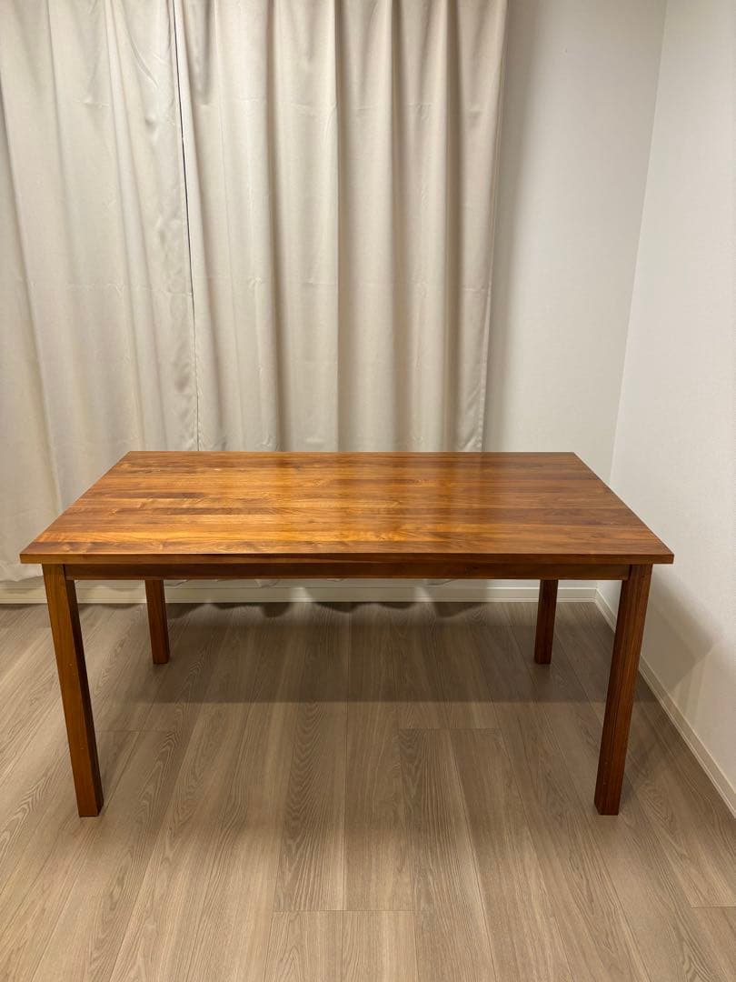 【廃盤】無印良品 ダイニングテーブル ウォールナット 木製