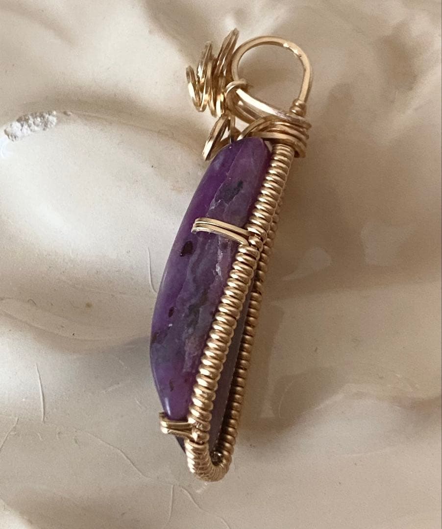 ハンドメイドペンダントトップ⭐︎スギライト