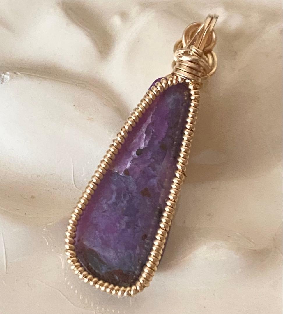 ハンドメイドペンダントトップ⭐︎スギライト