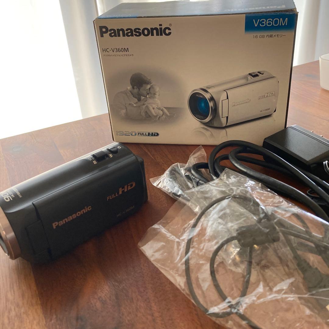 ゆ*み様 Panasonic HC-V360M ビデオカメラ　三脚付き
