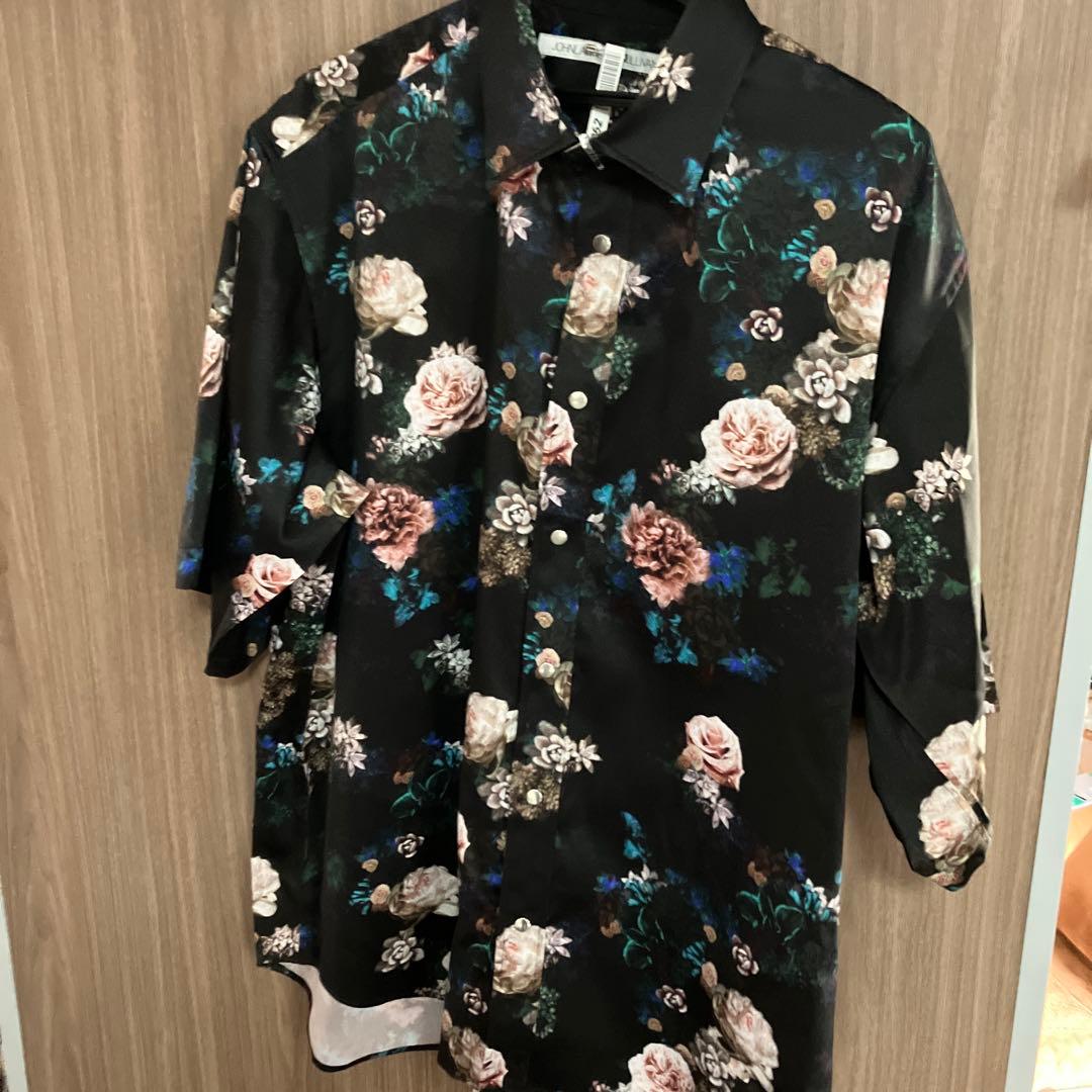 JOHN LAWRENCE SULLIVAN 半袖シャツ フラワープリント