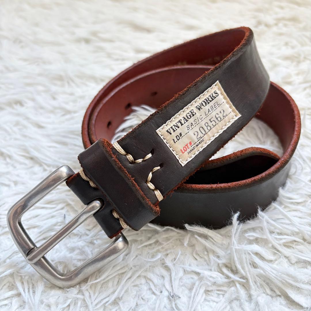 小物 Vintage Works DH5736 Leather belt 5Hole