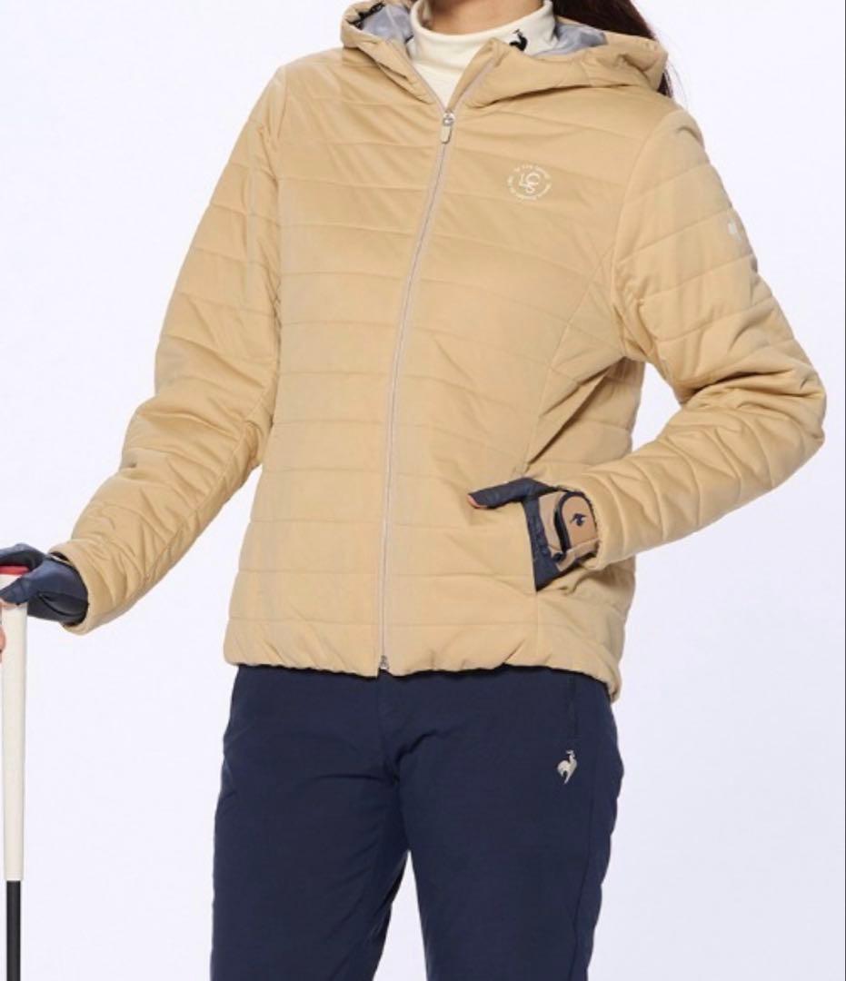 【未使用】le coq sportif golfベージュゴルフダウン