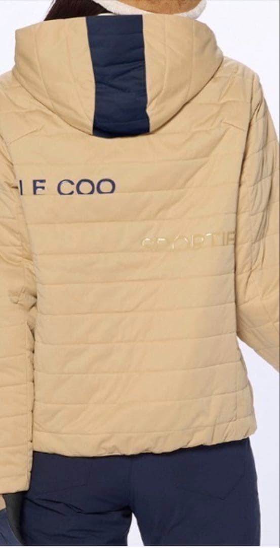 【未使用】le coq sportif golfベージュゴルフダウン