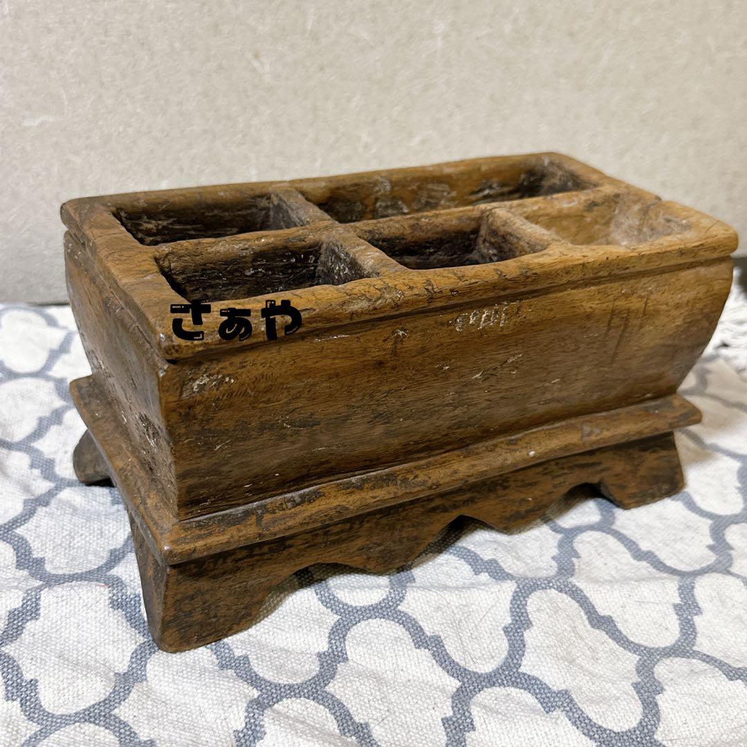 チーク仕切り盆⑅インドネシア