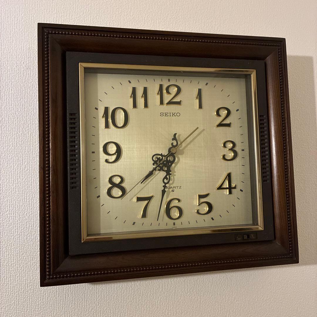 レトロ SEIKO 掛け時計　ジャンク