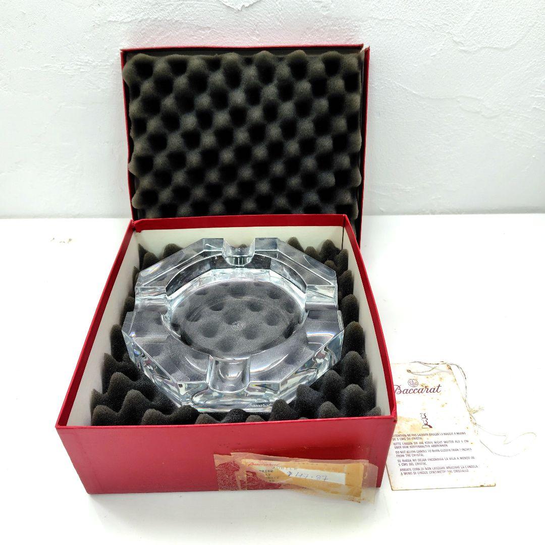 Baccarat クリスタル 八角形灰皿