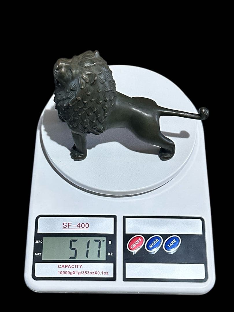 銅製 獅子置物 香取正彦 重要無形文化財 人間国宝