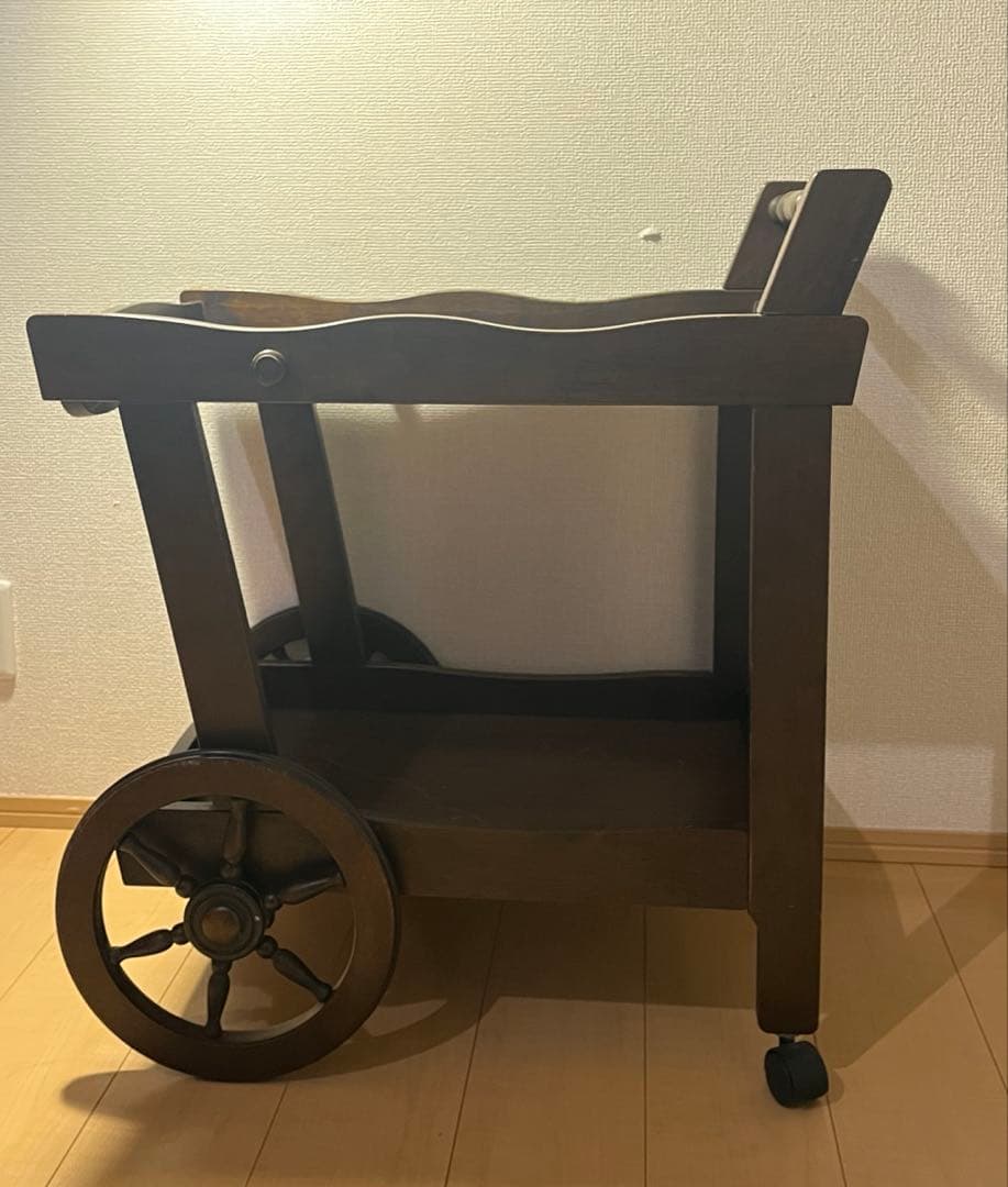 Karimoku キッチンワゴン アンティーク調 ツールワゴン 家具