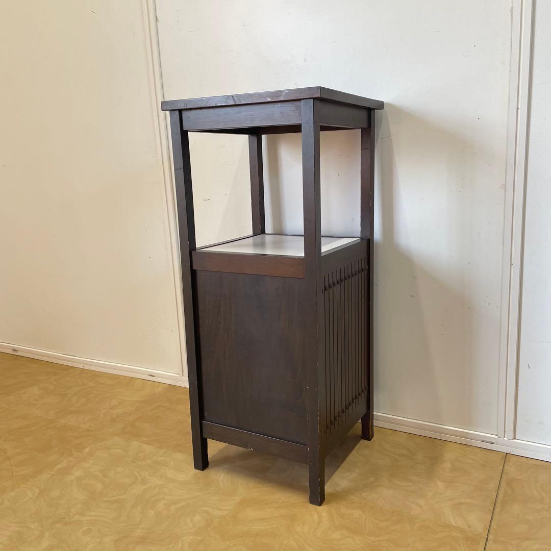 オールド カリモク 収納棚 キャビネット スリム棚 ラック ビンテージ レトロ